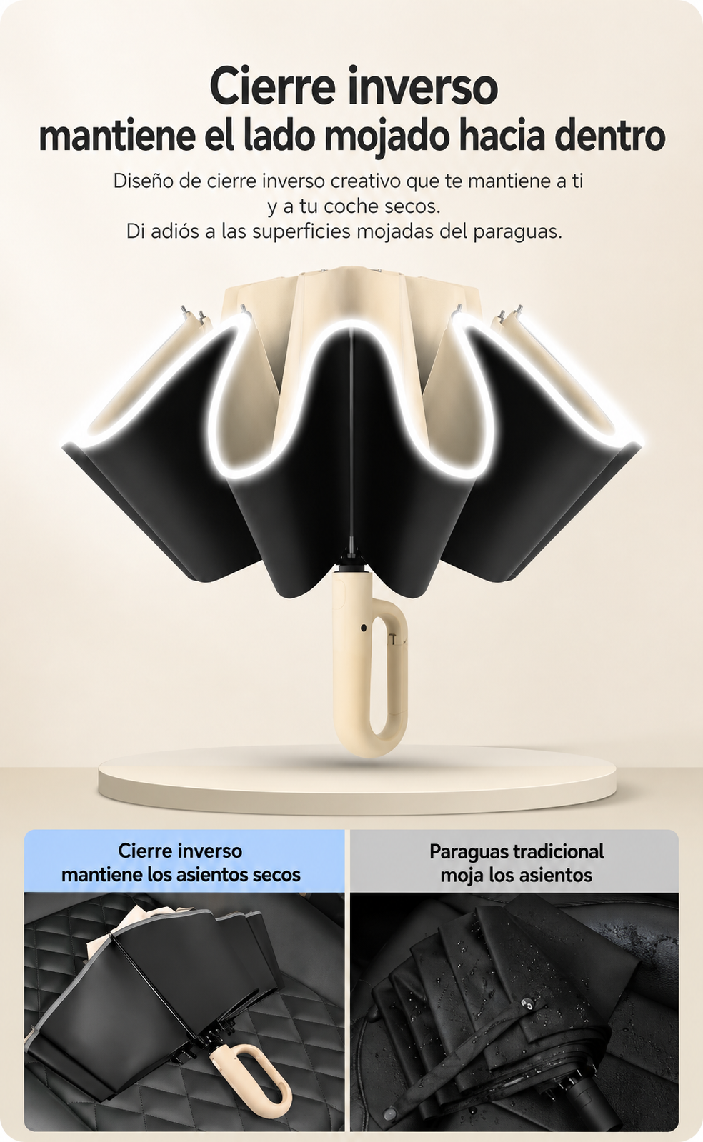 El Paraguas Definitivo: Automático, Elegante y Siempre a Mano
